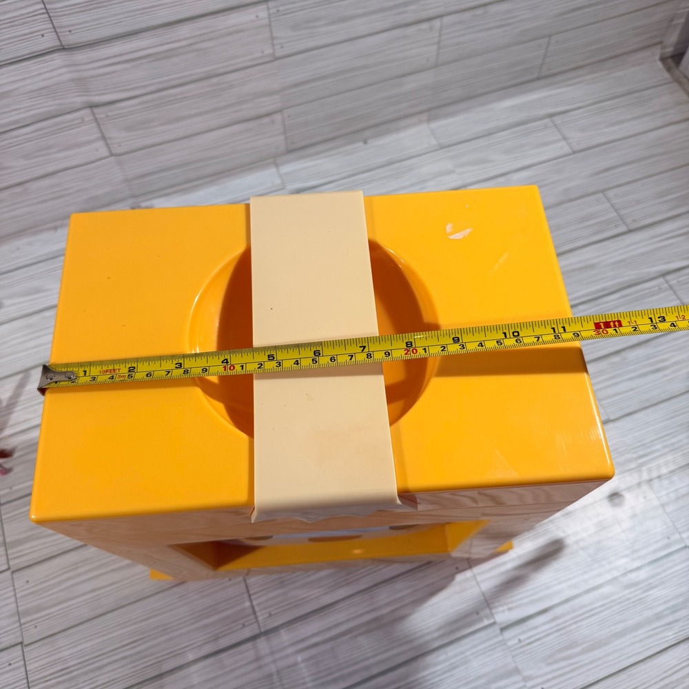 LankyBox Boxy Mystery Box Yellow Plastic Storage Container Toy Bin G321SMDG - Picture 3 of 8